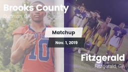 Matchup: Brooks County vs. Fitzgerald  2019