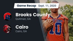 Recap: Brooks County  vs. Cairo  2020