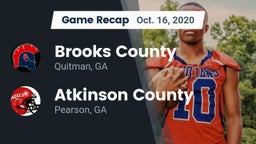 Recap: Brooks County  vs. Atkinson County  2020