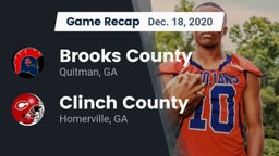 Recap: Brooks County  vs. Clinch County  2020