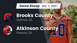 Recap: Brooks County  vs. Atkinson County  2021