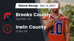 Recap: Brooks County  vs. Irwin County  2021