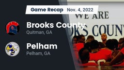 Recap: Brooks County  vs. Pelham  2022