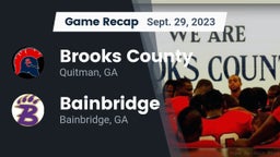 Recap: Brooks County  vs. Bainbridge  2023