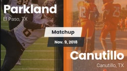 Matchup: Parkland vs. Canutillo  2018