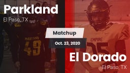 Matchup: Parkland vs. El Dorado  2020