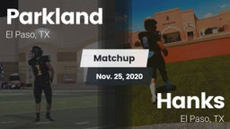 Matchup: Parkland vs. Hanks  2020