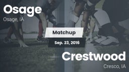 Matchup: Osage vs. Crestwood  2016