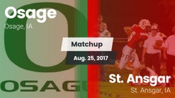 Matchup: Osage vs. St. Ansgar  2017