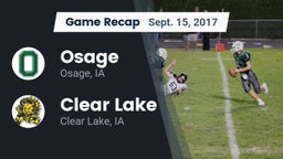Recap: Osage  vs. Clear Lake  2017