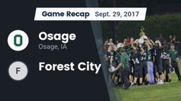 Recap: Osage  vs. Forest City 2017