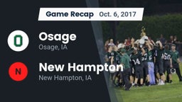 Recap: Osage  vs. New Hampton  2017