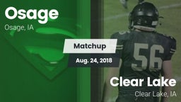 Matchup: Osage vs. Clear Lake  2018