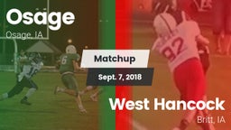 Matchup: Osage vs. West Hancock  2018