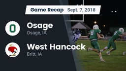 Recap: Osage  vs. West Hancock  2018