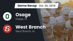 Recap: Osage  vs. West Branch  2018