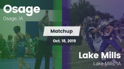 Matchup: Osage vs. Lake Mills  2019