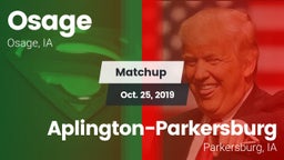 Matchup: Osage vs. Aplington-Parkersburg  2019
