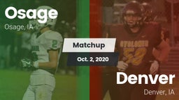 Matchup: Osage vs. Denver  2020