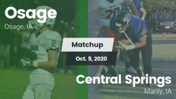 Matchup: Osage vs. Central Springs  2020