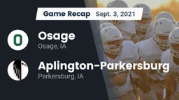 Recap: Osage  vs. Aplington-Parkersburg  2021