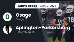 Recap: Osage  vs. Aplington-Parkersburg  2022