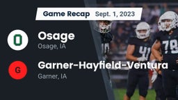 Recap: Osage  vs. Garner-Hayfield-Ventura  2023