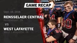 Recap: Rensselaer Central  vs. West Lafayette  2016