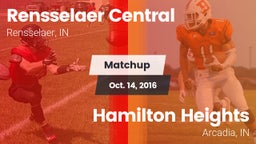 Matchup: Rensselaer Central vs. Hamilton Heights  2016
