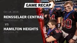 Recap: Rensselaer Central  vs. Hamilton Heights  2016