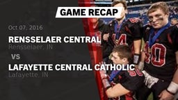 Recap: Rensselaer Central  vs. Lafayette Central Catholic  2016