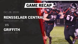 Recap: Rensselaer Central  vs. Griffith  2016