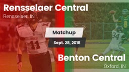 Matchup: Rensselaer Central vs. Benton Central  2018