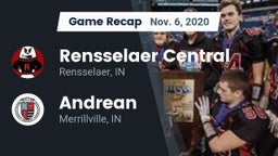 Recap: Rensselaer Central  vs. Andrean  2020
