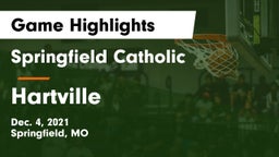Springfield Catholic  vs Hartville   Game Highlights - Dec. 4, 2021