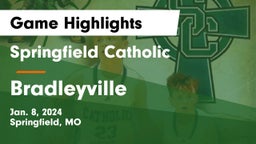 Springfield Catholic  vs Bradleyville Game Highlights - Jan. 8, 2024
