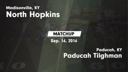 Matchup: North Hopkins vs. Paducah Tilghman  2016