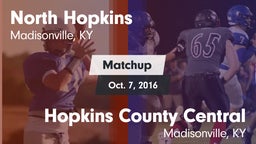 Matchup: North Hopkins vs. Hopkins County Central  2016