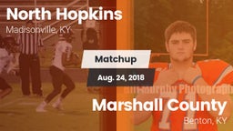 Matchup: North Hopkins vs. Marshall County  2018