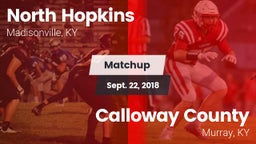 Matchup: North Hopkins vs. Calloway County  2018