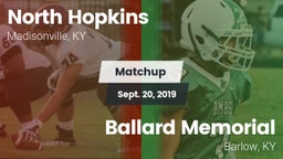Matchup: North Hopkins vs. Ballard Memorial  2019