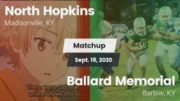 Matchup: North Hopkins vs. Ballard Memorial  2020
