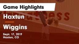 Haxtun  vs Wiggins Game Highlights - Sept. 17, 2019