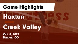Haxtun  vs Creek Valley  Game Highlights - Oct. 8, 2019