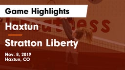Haxtun  vs Stratton Liberty Game Highlights - Nov. 8, 2019