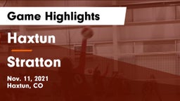 Haxtun  vs Stratton Game Highlights - Nov. 11, 2021