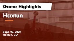Haxtun  Game Highlights - Sept. 20, 2022