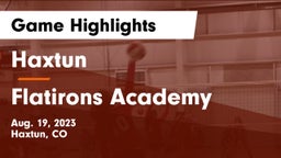 Haxtun  vs Flatirons Academy Game Highlights - Aug. 19, 2023