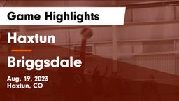Haxtun  vs Briggsdale  Game Highlights - Aug. 19, 2023