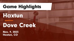 Haxtun  vs Dove Creek  Game Highlights - Nov. 9, 2023